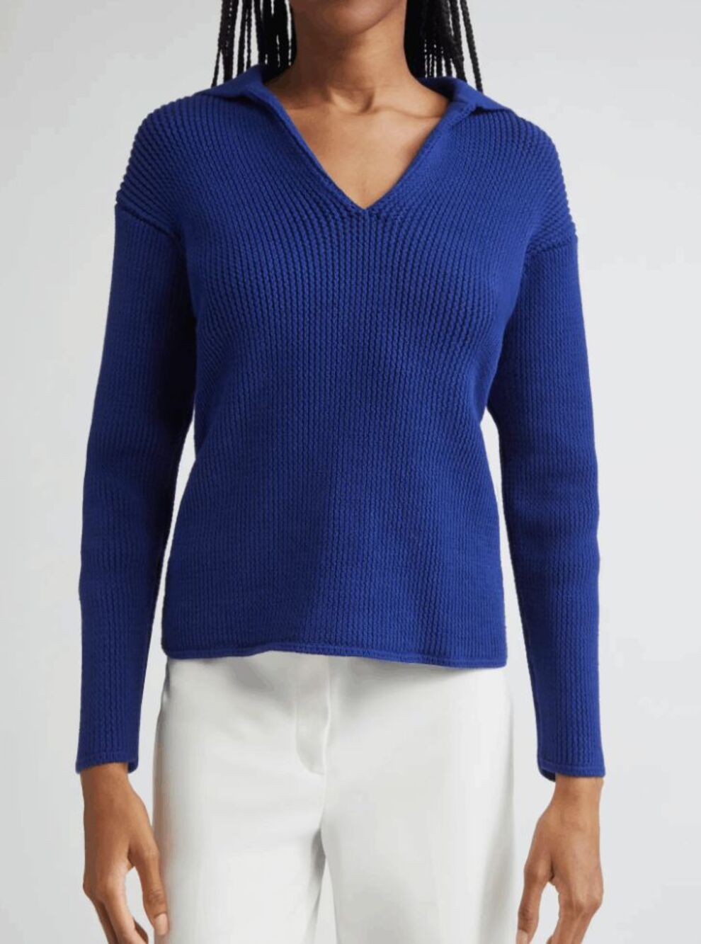 NWT Vince Ribbed Pullover Sweater in Caspian - Size M